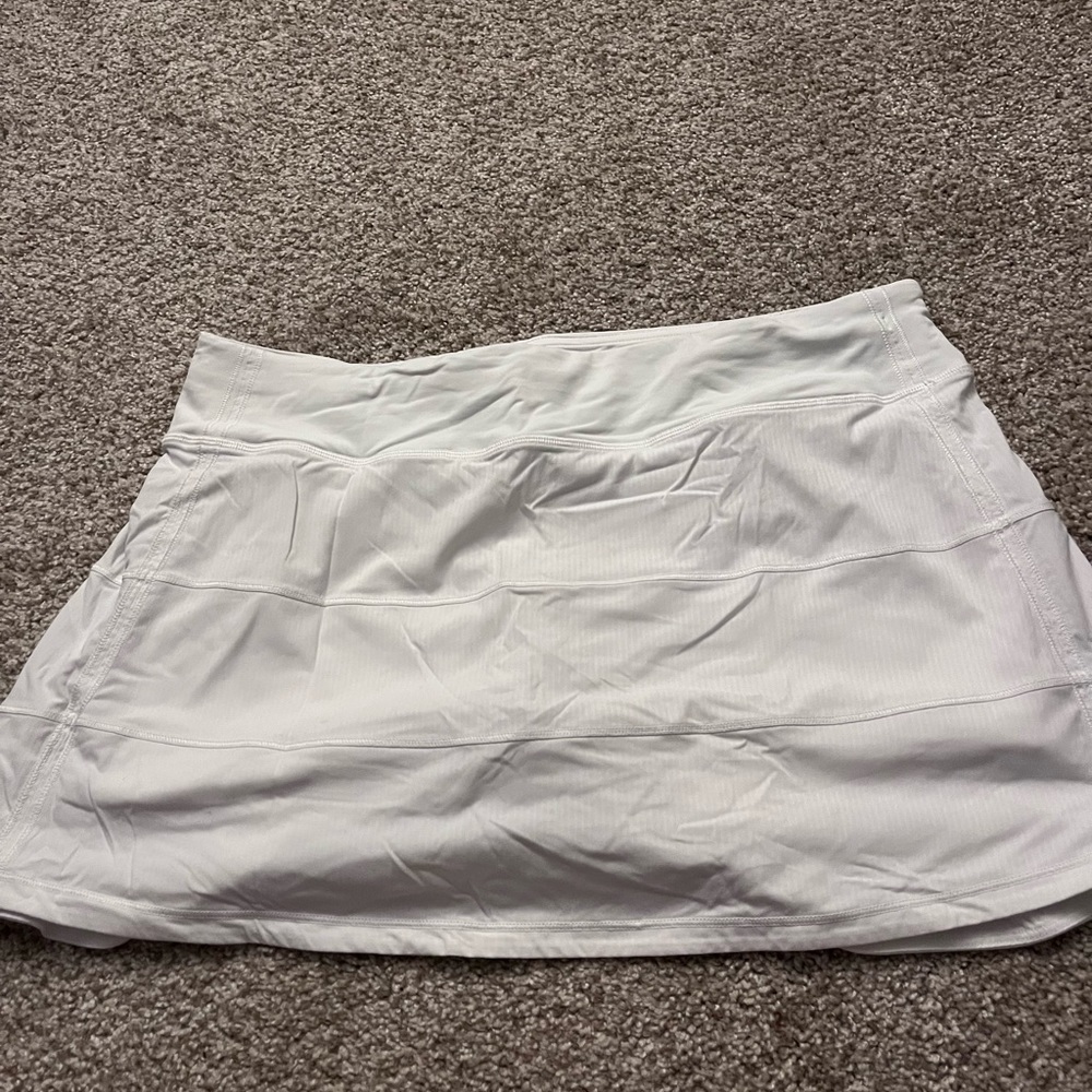 lululemon white tennis skort